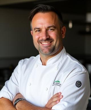 Photo of Head Chef Giovanni Rossi smiling in a professional setting